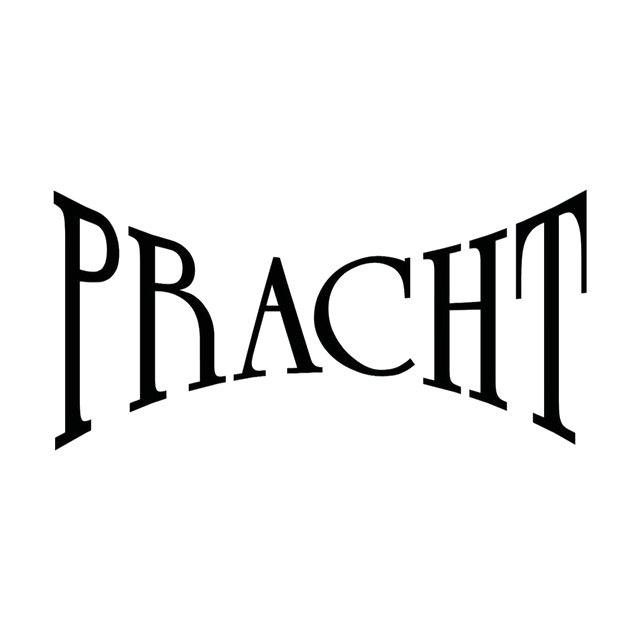 Pracht in curved letters